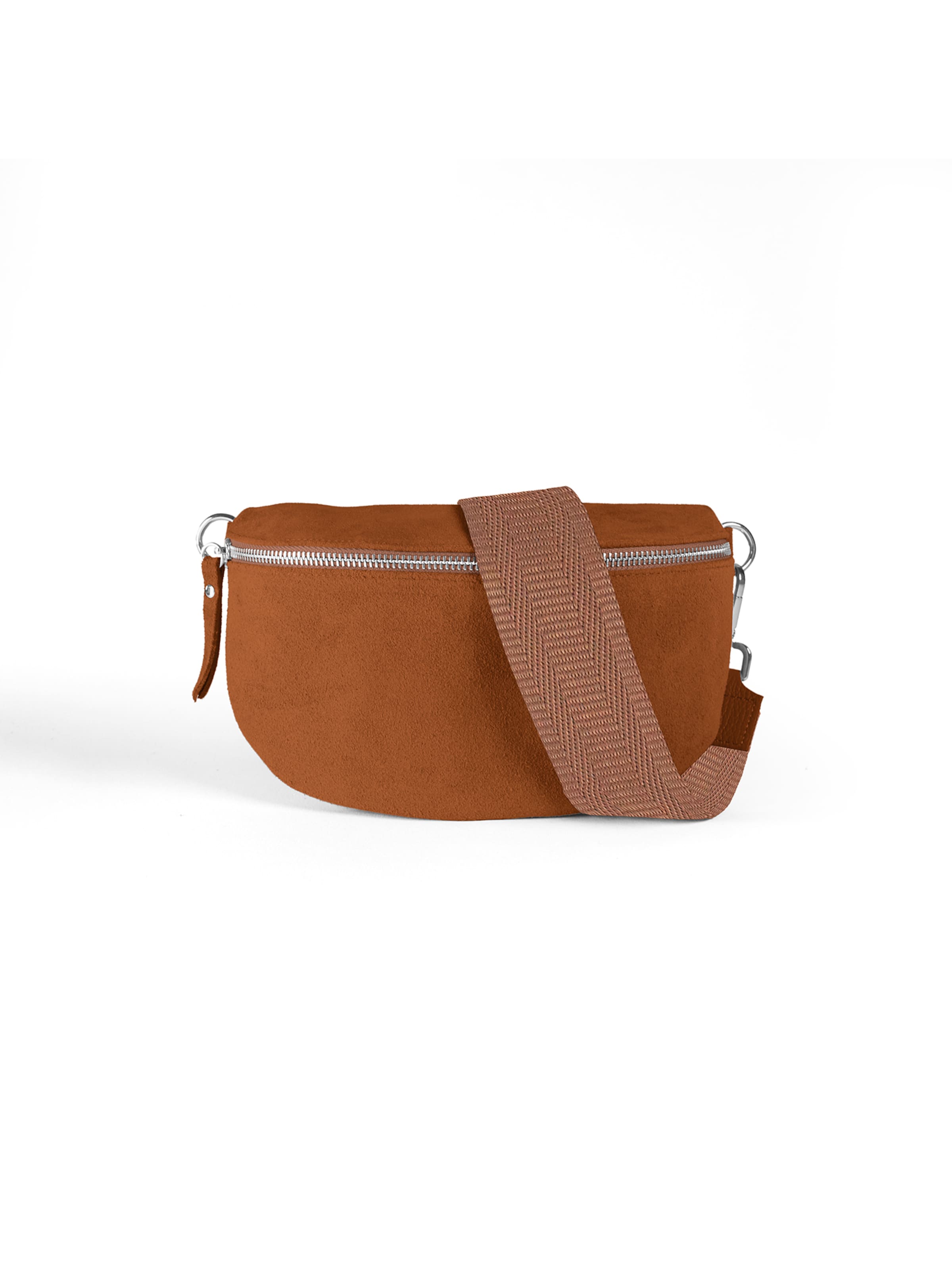 lePelou Fanny Pack 'ARIA medium' in Brown: front