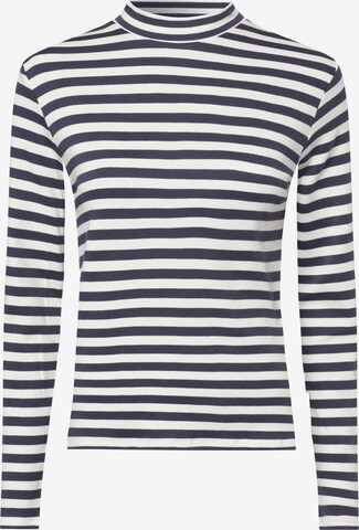 Marie Lund Shirt in Blauw: voorkant