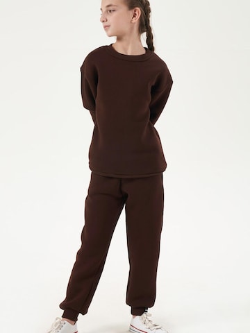 LOUIS LECLER Joggingpak 'Sofia' in Bruin
