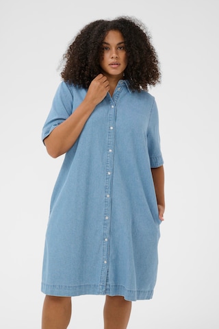 KAFFE CURVE - Vestido 'Jada' en azul