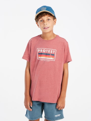 PROTEST Shirt 'PRTMarius JR' in Rood: voorkant