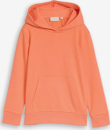 TOM TAILOR Sweatshirt in Orange: front