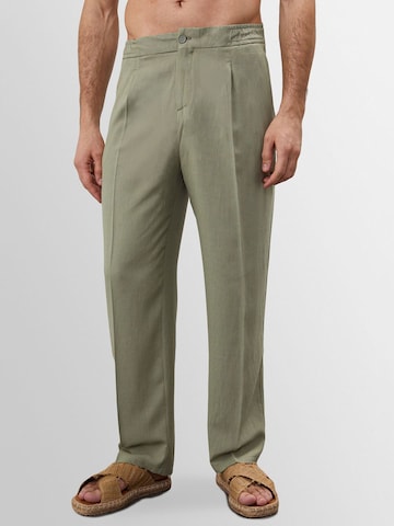 regular Pantaloni con piega frontale di Antioch in verde: frontale