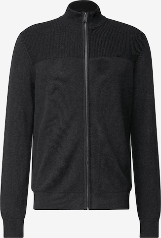 Street One MEN Strickjacke in Grau: Vorderseite
