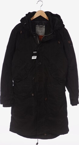 khujo Jacket & Coat in L in Black: front