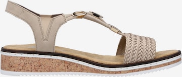 Rieker Sandal 'V3662' in Beige