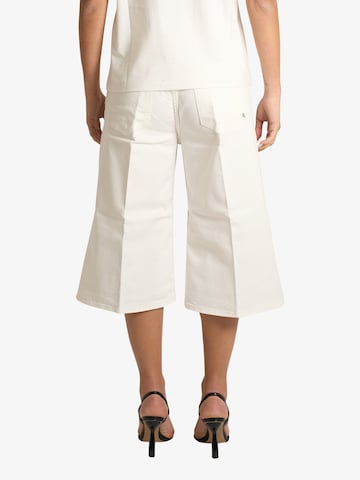 Cycle Wide Leg Shorts in Beige