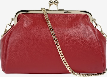 Pochette Cluty en rouge : devant