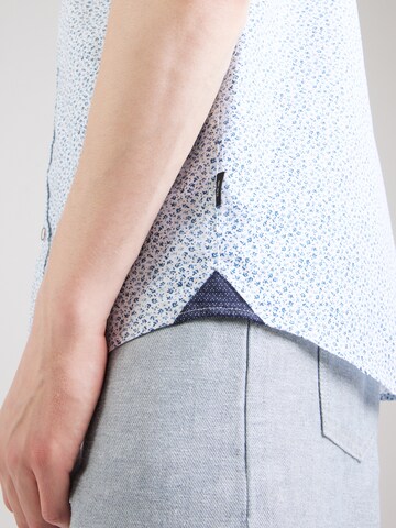 INDICODE JEANS - Regular Fit Camisa 'Gene' em azul