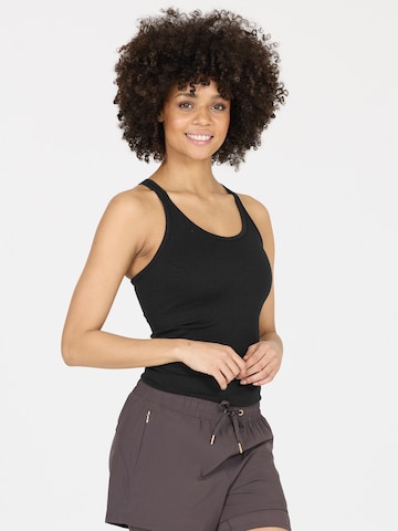 Athlecia Sport top 'Connie' - fekete: elől