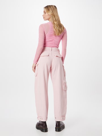 WEEKDAY Wide leg Jeans 'Shilou' in Pink