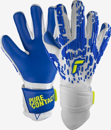 REUSCH Athletic Gloves in Blue