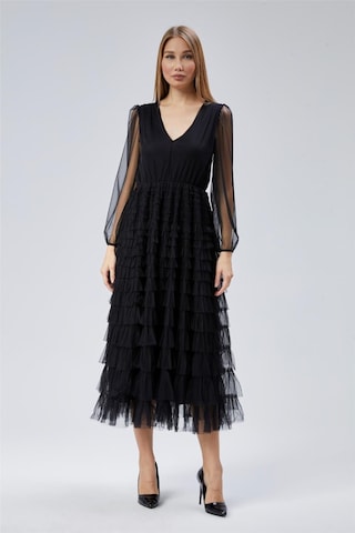 Robe de cocktail 'Elbise' HOME STORE en noir : devant