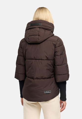 NAVAHOO Winterjas 'Lotusherz XIV' in Bruin