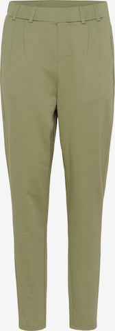 Kaffe - Pantalón plisado 'Jenny' en verde: frente