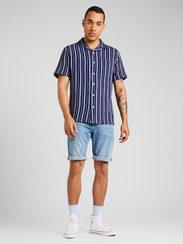 G-Star RAW Slimfit Shorts in Blau