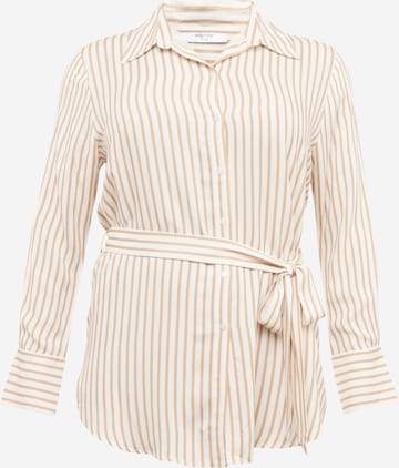 ABOUT YOU Curvy Blouse 'Suki' in Beige: voorkant