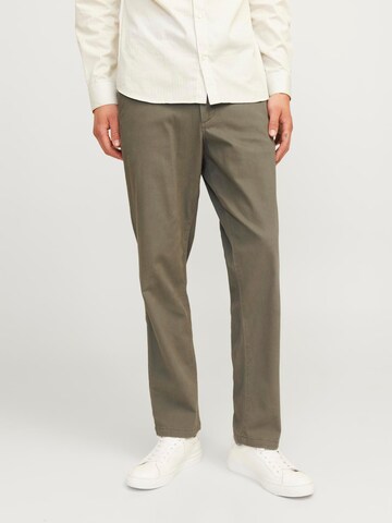 JACK & JONES Regular Chino trousers 'JPSTKane JJDave' in Green: front