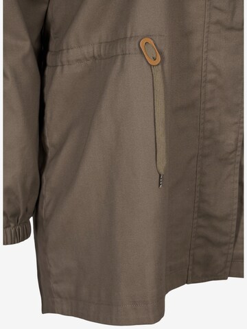 Zizzi Between-Seasons Parka 'Camma' in Brown