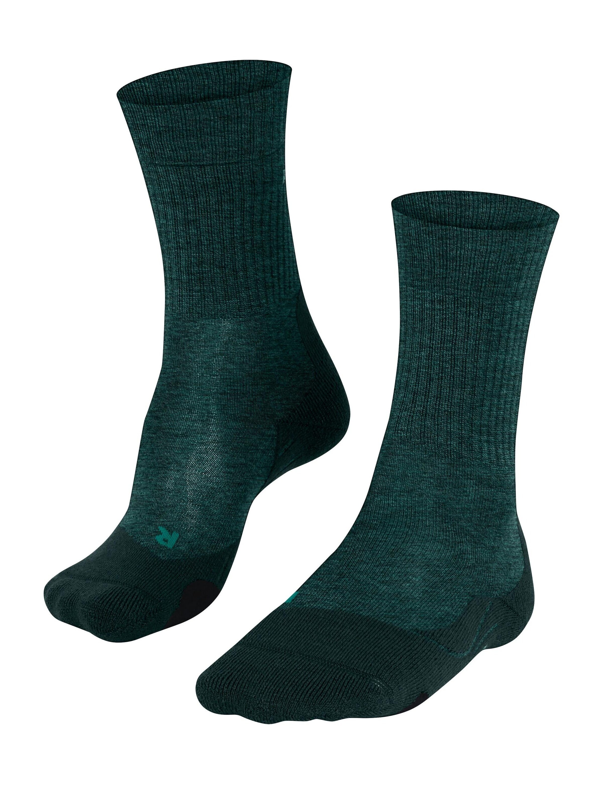 FALKE Sportsocken 'TK2 Explore Wool'‌‌‌‌‌‌‌ in Grün: Vorderseite