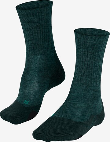 FALKE Sportsocken 'TK2 Explore Wool' in Grün: Vorderseite