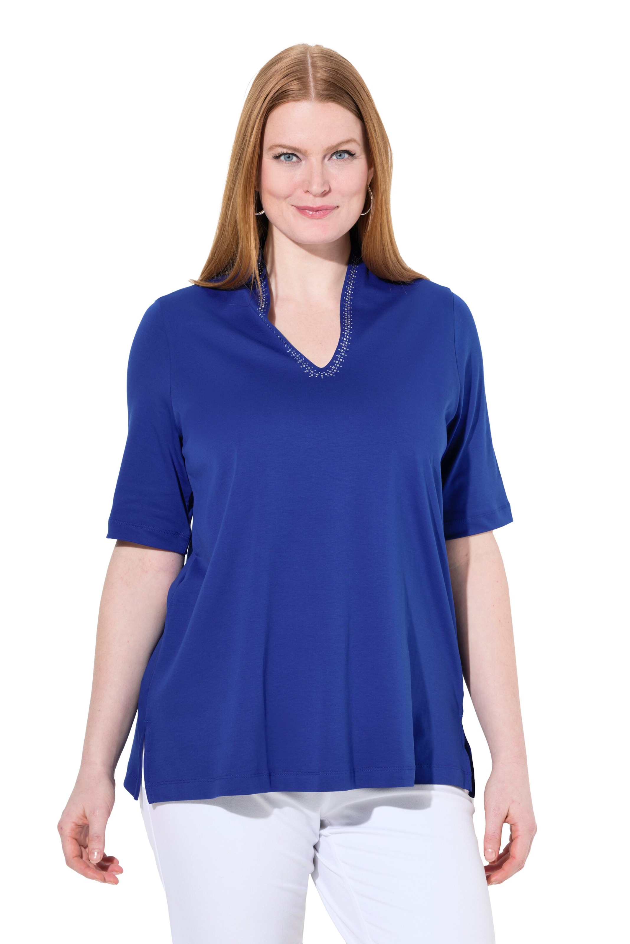 Ulla Popken Shirt in Blue: front