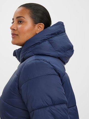 Vero Moda Curve Vinterjakke i blå