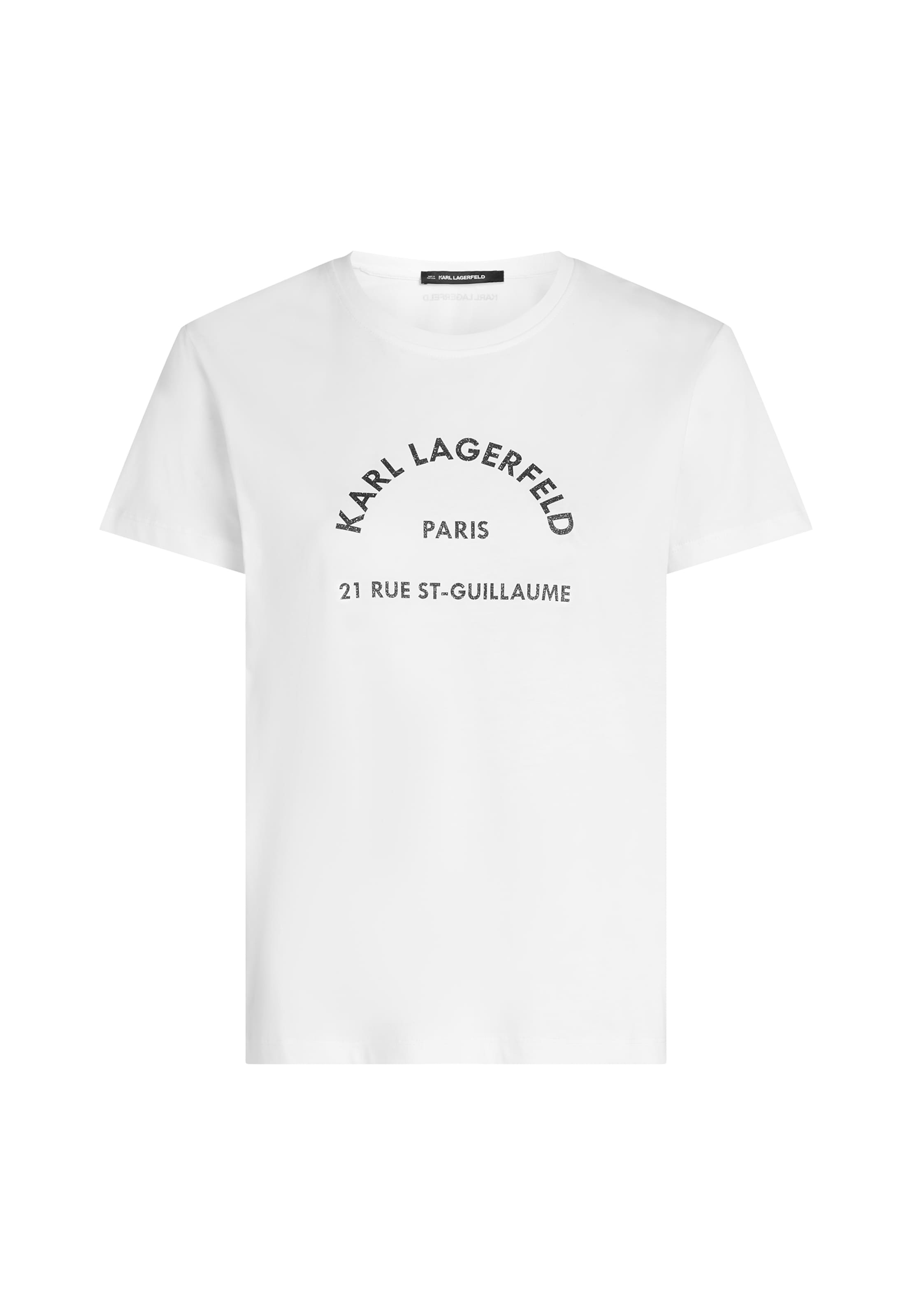 Karl Lagerfeld Shirt 'Rue St-Guillaume' in Wit: voorkant