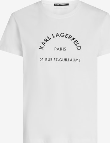 Karl Lagerfeld Koszulka 'Rue St-Guillaume' w kolorze biały: przód