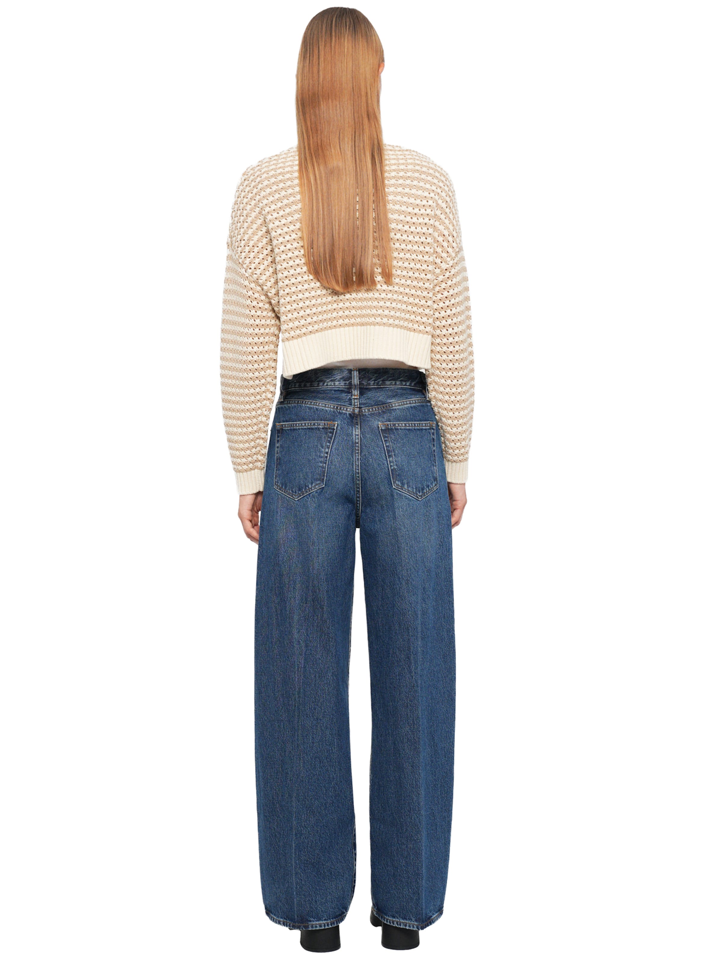 FRAME Широкий Джинсы 'THE COLLEGIATE' в Синий