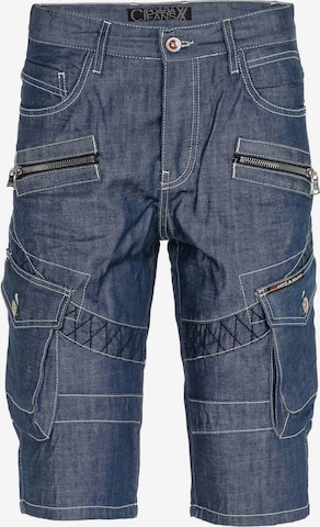 CIPO & BAXX Regular Jeans 'Boost' in Blauw: voorkant