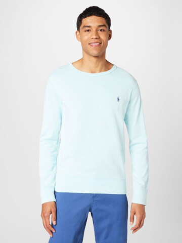 Sweat-shirt Polo Ralph Lauren en bleu : devant