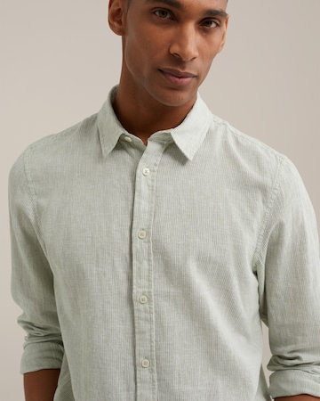 WE Fashion Regular fit Button Up Shirt in Green