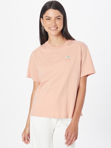 T-shirt Iriedaily en rose : devant