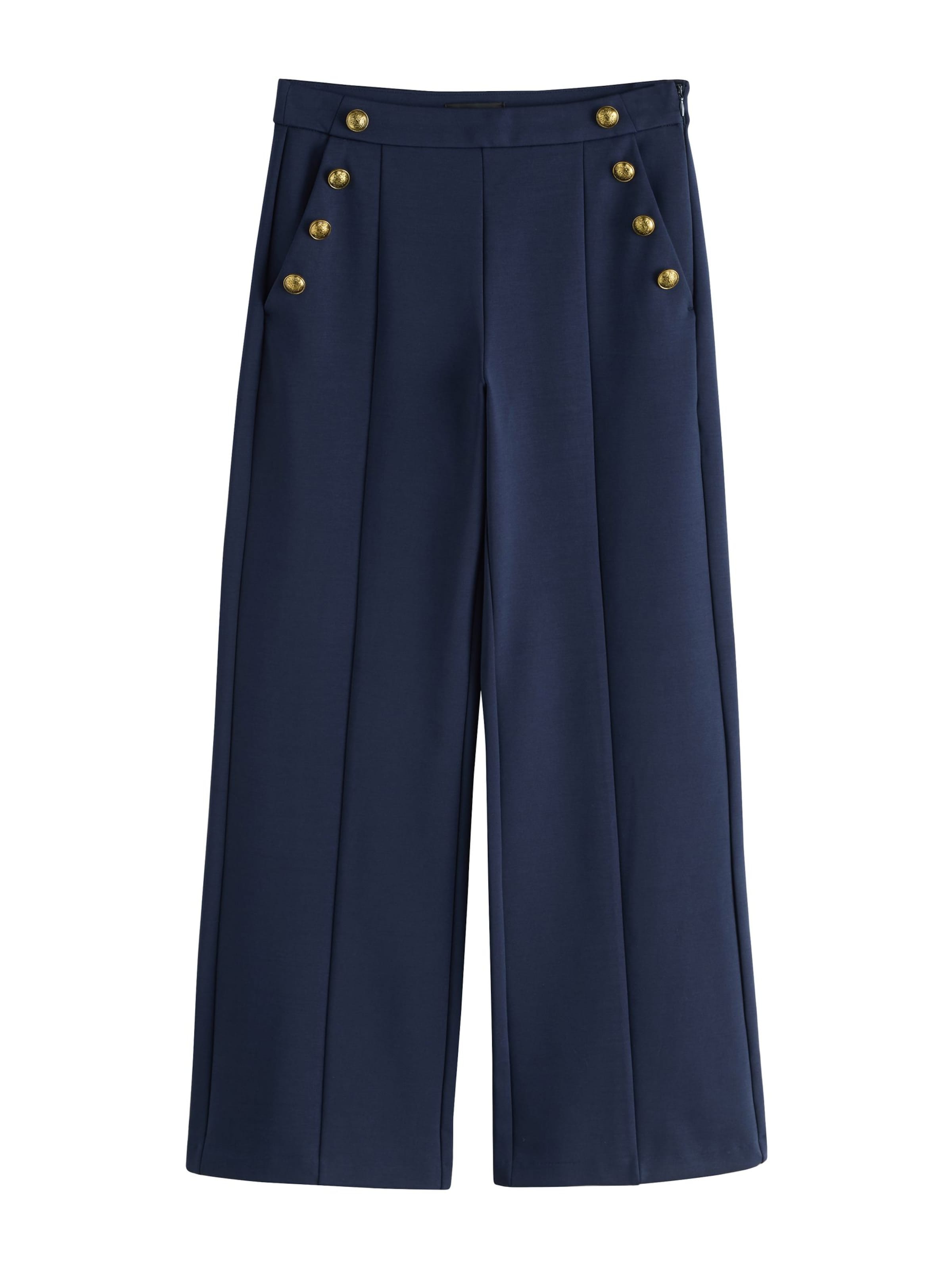 Next Pantalon en bleu marine, Vue avec produit