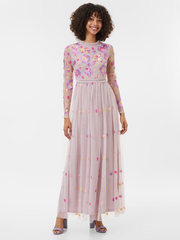 Robe de soirée Frock and Frill en rose : devant