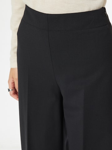 Wide Leg Pantalon à plis 'Before' DRYKORN en noir