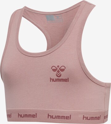 Hummel Bustier Sporttop in Pink