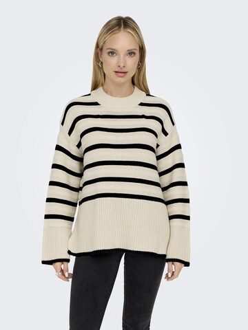 Pull-over 'Sia' ONLY en beige : devant