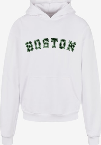 Felpa 'Boston' di Merchcode in bianco: frontale