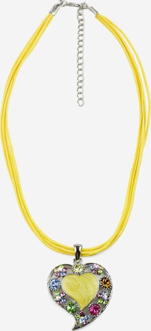 COLLEZIONE ALESSANDRO Necklace 'Barcelona' in Yellow: front