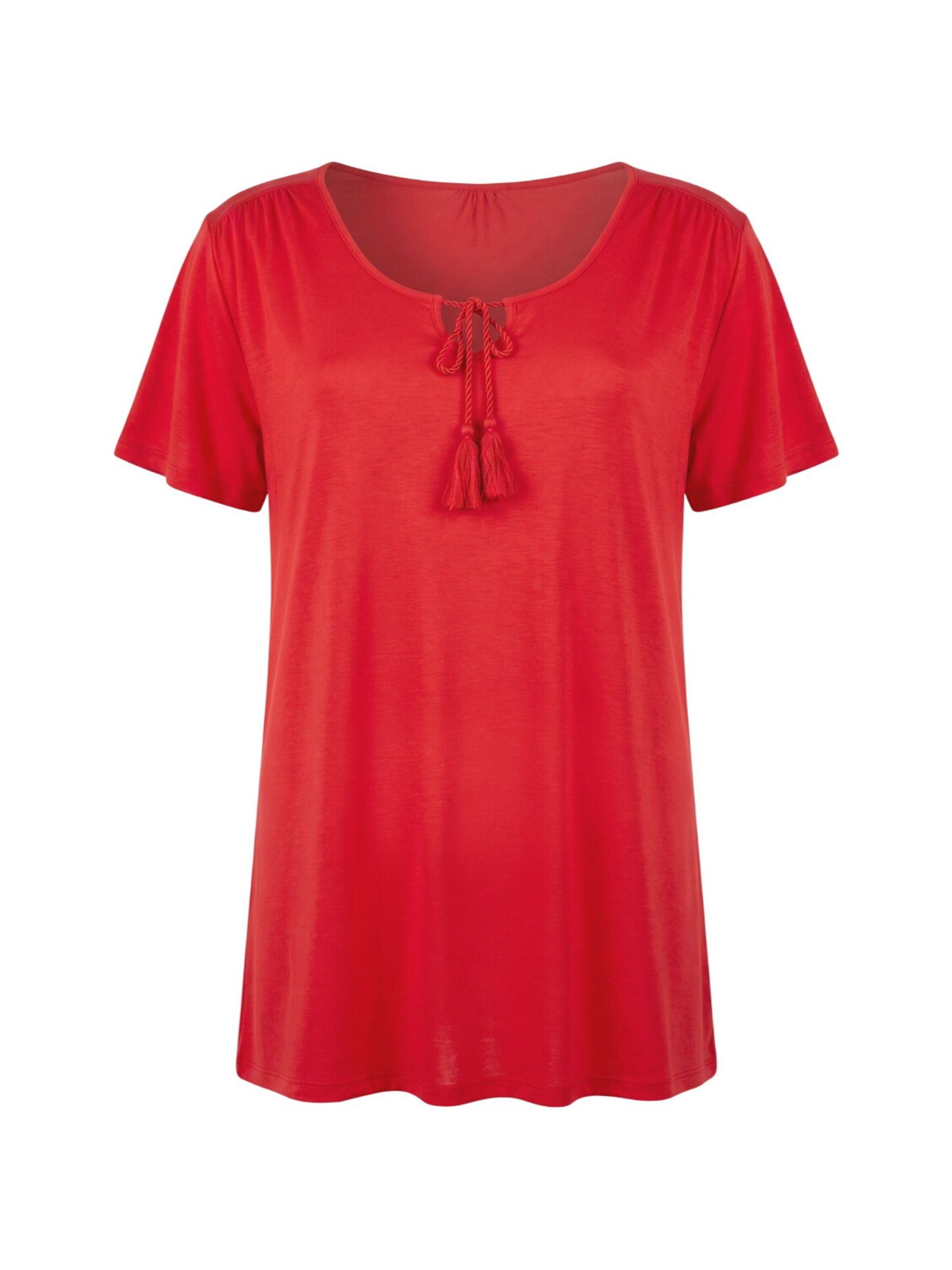 Shape Of You Blouse in Red: front
