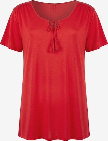 Shape Of You Bluse in Rot: Vorderseite
