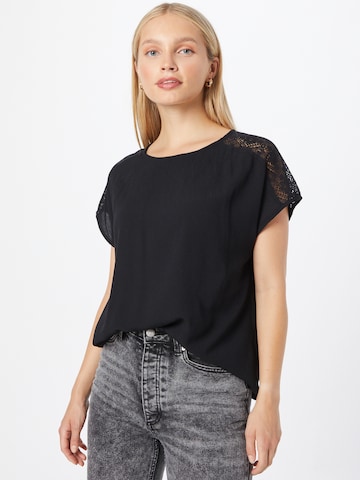 VERO MODA Shirt 'NANCY' in Zwart: voorkant