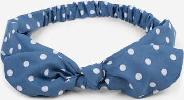 styleBREAKER Hair jewelry 'Haarband mit Punkte Muster und Schleife' in Blue: front