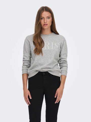 Sweat-shirt JDY en gris : devant