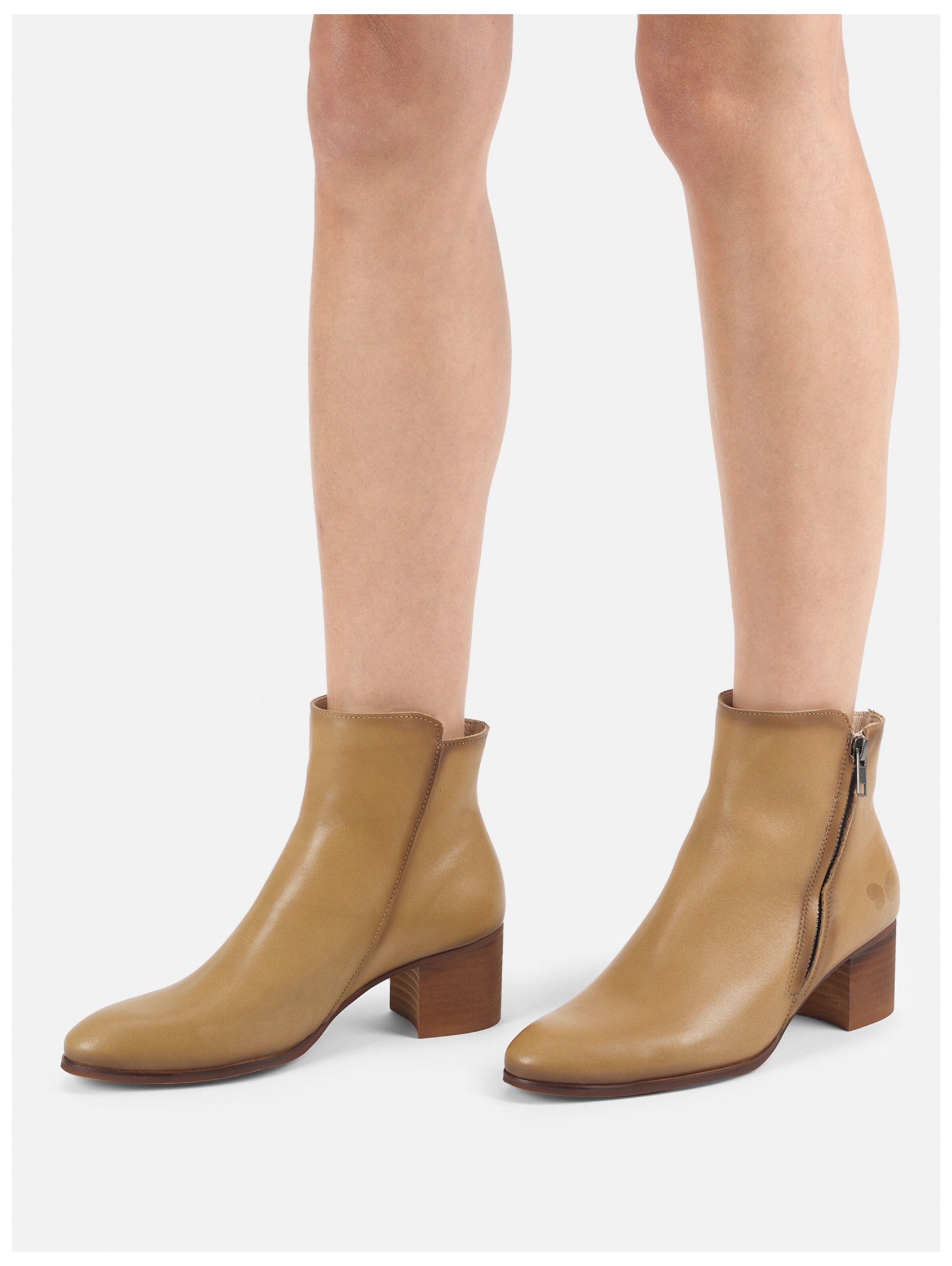 FELMINI Stiefelette in Beige: Vorderseite