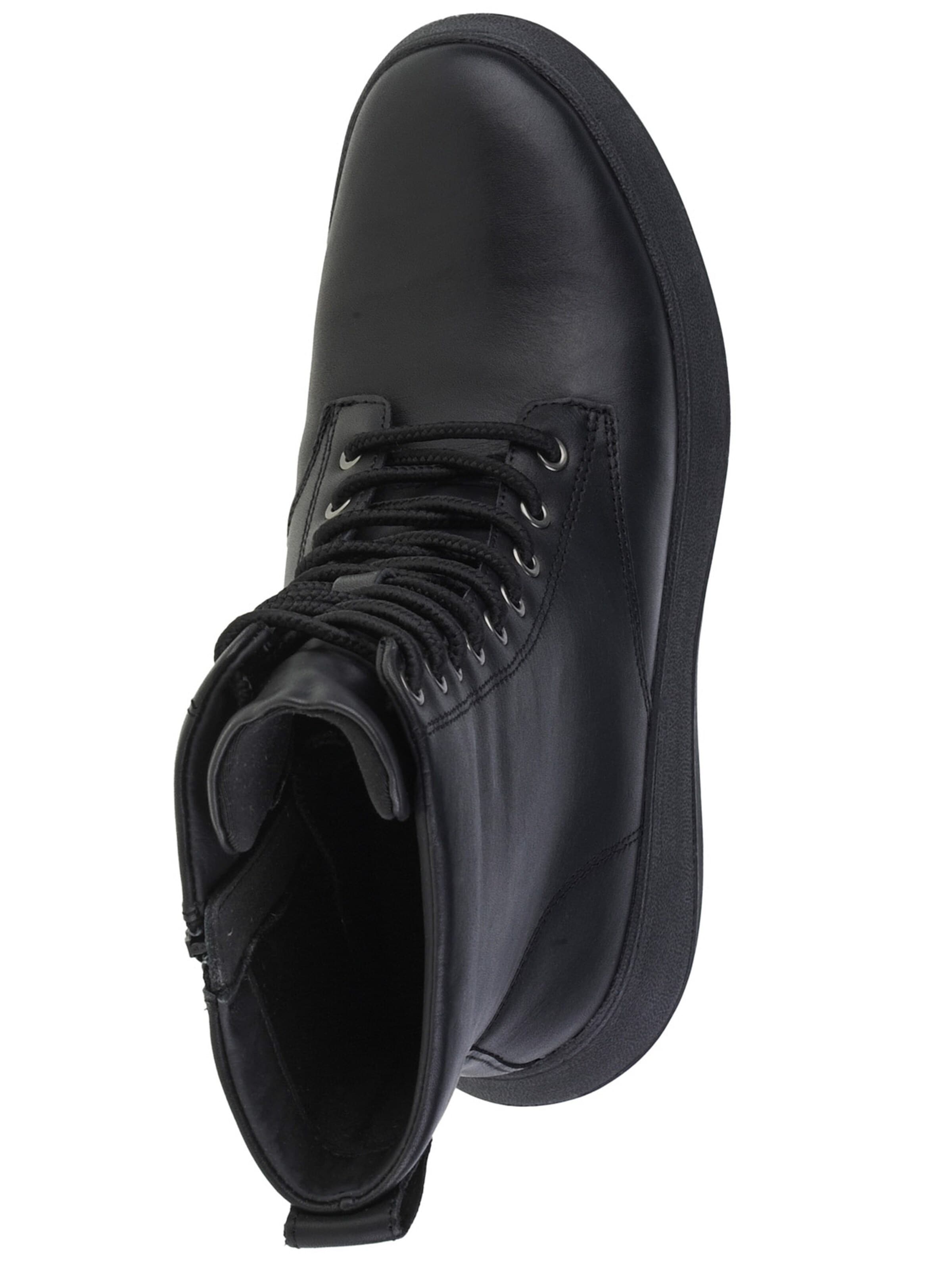 FitFlop Lace-Up Ankle Boots in Black