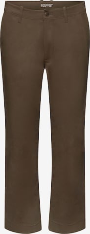 ESPRIT Regular Chino Pants in Green: front