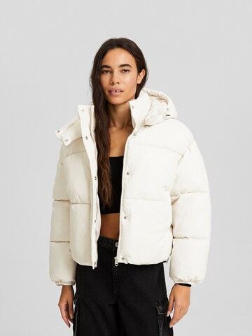 Bershka Jacke in Beige: predná strana